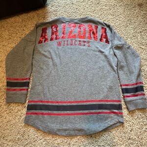 UofA wildcats lightweight sweatshirt sequin women’s